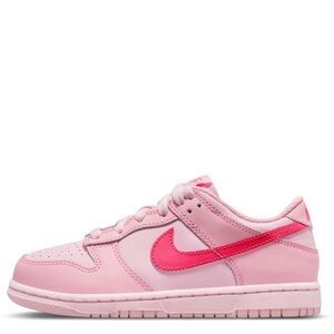 Nike Pink and Red Low-Top Sneakers